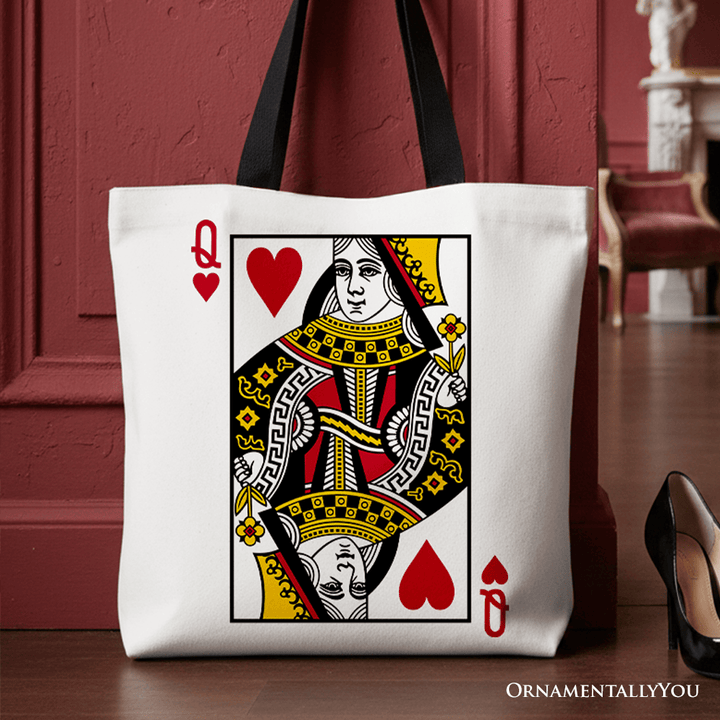 ForProduct-01QueenofHeartsCrownCanvasToteBag_RoyalRetroValentineGiftBag