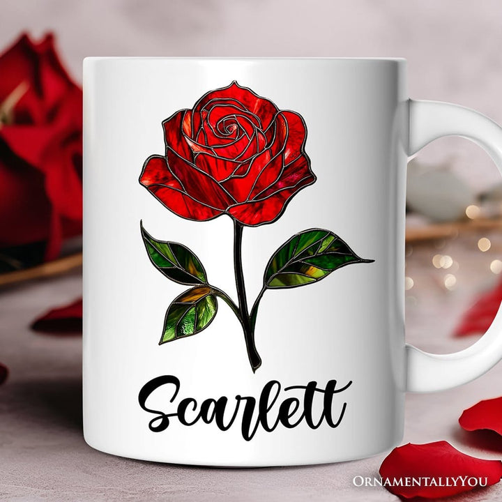 ForProduct-01RoseStainedGlassPersonalizedMug_LoveBloomsLikeaRoseCustomNameGiftMugMockupGroup-01