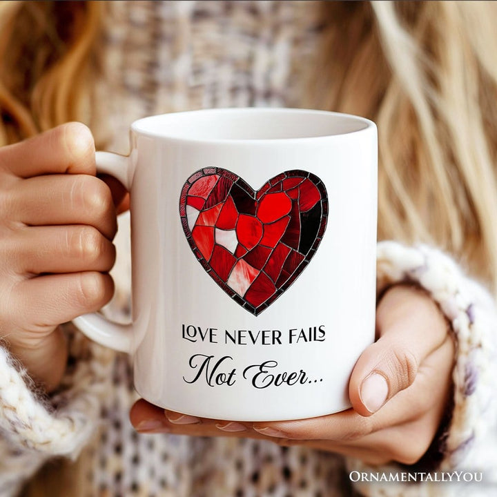 ForProduct-02HeartStainedGlassPersonalizedMug_LoveNeverFailsCustomNamesGift3DRealisticMockupsMug-37
