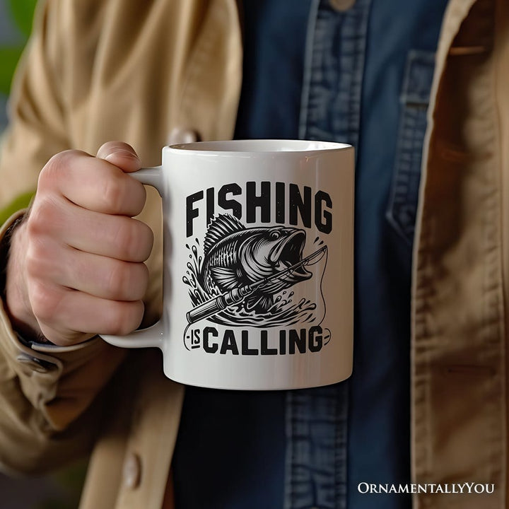 ForProduct-03FishingIsCallingPersonalizedMug_OutdoorDadGiftwithCustomName3DRealisticMockupsMug-42