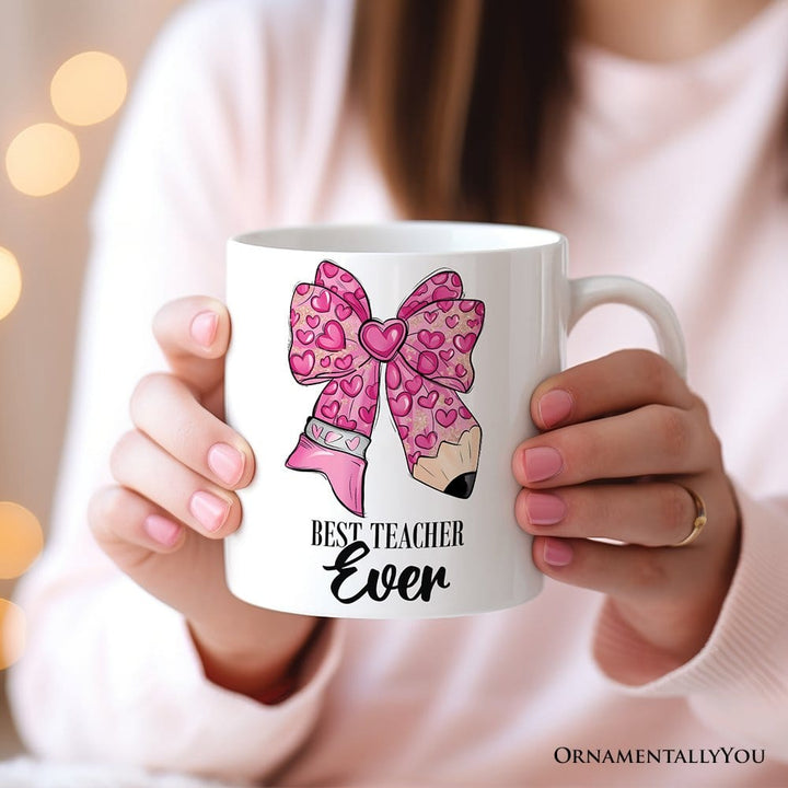 ForProduct-04PencilCoquetteTeacherBowPersonalizedMug_CuteAppreciationPresent_BackToSchoolGiftWithCustomName3DRealisticMockupsMug-65