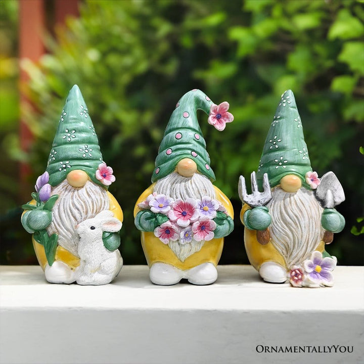 ForProduct-05GardenGuardiansSetofThree6GardeningGnomeFigurines_FloralGreenandYellowStatueDecor_489513d2-27e4-42e6-8006-9884423e10da