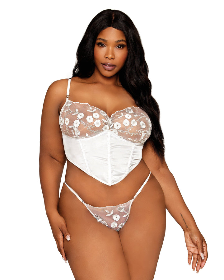 dreamgirl-plus-size-satin-and-3d-embroidery-bustier-and-g-string-set-bustier-dreamgirl-461138